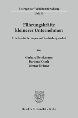 Führungskräfte kleinerer Unternehmen.