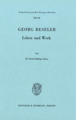 Georg Beseler.