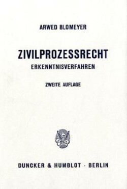 Zivilprozeßrecht.