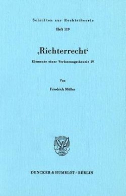 'Richterrecht'