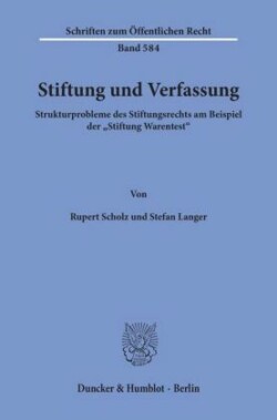 Stiftung und Verfassung.