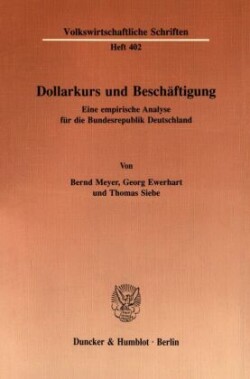 Dollarkurs und Beschäftigung.