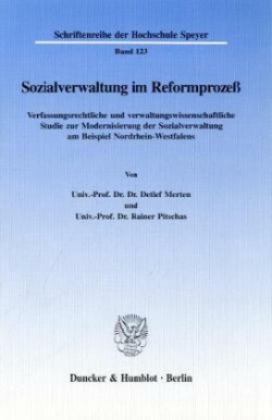 Sozialverwaltung im Reformprozeß.