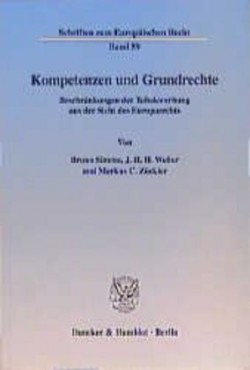 Kompetenzen und Grundrechte.