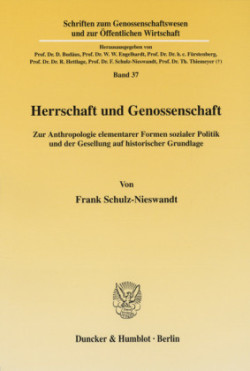 Herrschaft und Genossenschaft.