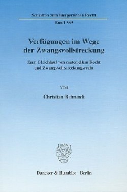Verfügungen im Wege der Zwangsvollstreckung.