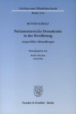 Parlamentarische Demokratie in der Bewährung