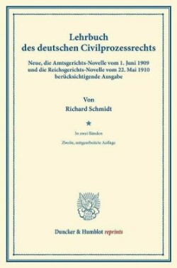 Lehrbuch des deutschen Zivilprozessrechts.