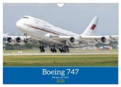 Boeing 747 Kalender (Wandkalender 2025 DIN A4 quer), CALVENDO Monatskalender