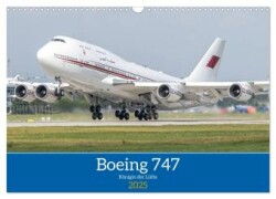 Boeing 747 Kalender (Wandkalender 2025 DIN A3 quer), CALVENDO Monatskalender