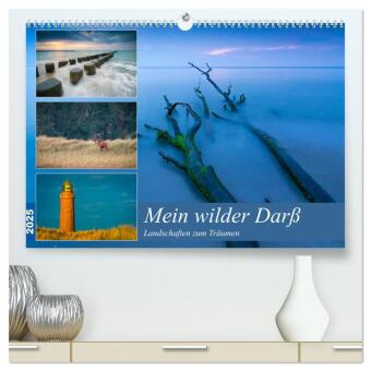 Mein wilder Darß - Landschaften zum Träumen (hochwertiger Premium Wandkalender 2025 DIN A2 quer), Kunstdruck in Hochglanz