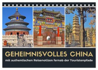 Geheimnisvolles China 2025 (Tischkalender 2025 DIN A5 quer), CALVENDO Monatskalender