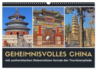 Geheimnisvolles China 2025 (Wandkalender 2025 DIN A3 quer), CALVENDO Monatskalender