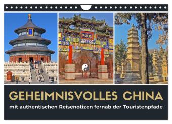 Geheimnisvolles China 2025 (Wandkalender 2025 DIN A4 quer), CALVENDO Monatskalender