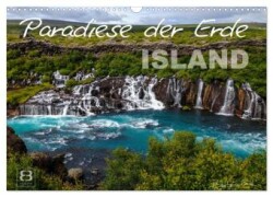 Paradiese der Erde - ISLAND (Wandkalender 2025 DIN A3 quer), CALVENDO Monatskalender