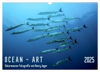 OCEAN - ART (Wandkalender 2025 DIN A3 quer), CALVENDO Monatskalender