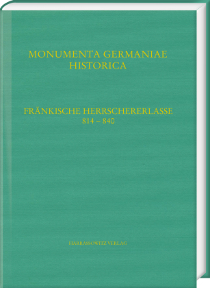 Fränkische Herrschererlasse (814-840). (Capitularia regum Francorum a. 814- a. 840)