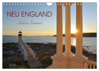 Neu England, Indian Summer (Wandkalender 2025 DIN A4 quer), CALVENDO Monatskalender