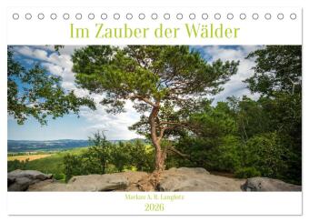Im Zauber der Wälder (Tischkalender 2026 DIN A5 quer), CALVENDO Monatskalender