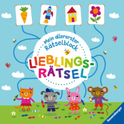 Ravensburger Mein allererster Rätselblock - Lieblingsrätsel - Rätselbuch ab 3 Jahre