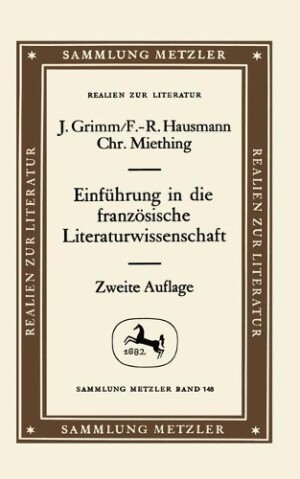 Einführung in die französische Literaturwissenschaft