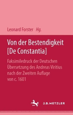 Von der Bestendigkeit [De Constantia]