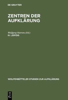 Leipzig Aufklarung Und Burgerlichkeit