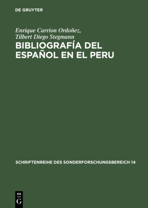 Bibliograf�a del Espa�ol En El Peru