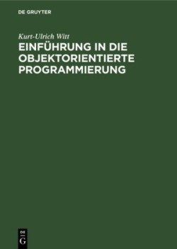 Einf�hrung in die objektorientierte Programmierung