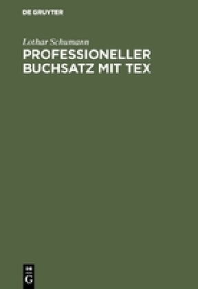 Professioneller Buchsatz mit TEX