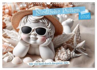 Niedliche Putten (Wandkalender 2026 DIN A3 quer), CALVENDO Monatskalender