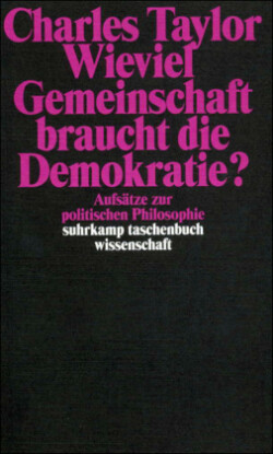 Wieviel Gemeinschaft braucht die Demokratie?