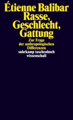 Rasse, Geschlecht, Gattung