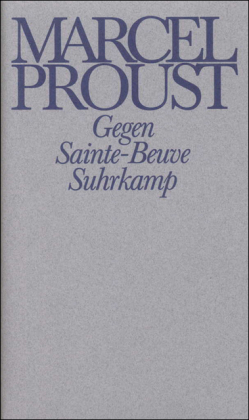 Werke, Frankfurter Ausgabe, Bd. 3, Gegen Sainte-Beuve