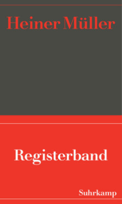 Werke, Registerband