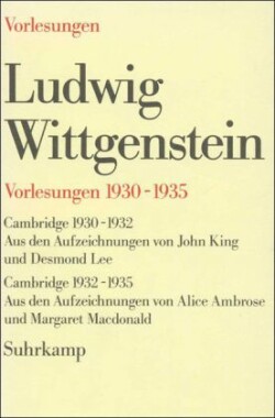 Vorlesungen 1930-1935