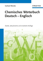 Chemisches Wörterbuch Deutsch-Englisch / Dictionary of Chemistry German-English