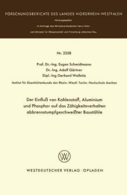 Der Einfluß von Kohlenstoff, Aluminium und Phosphor auf das Zähigkeitsverhalten abbrennstumpfgeschweißter Baustähle