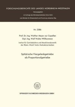 Sphärische Viergelenkgetriebe als Proportionalgetriebe