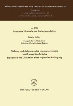 Stellung und Aufgaben des Internatserziehers