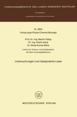 Untersuchungen zum Gasdynamik-Laser