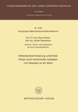 Widerstandsverminderung umströmter Körper durch kombiniertes Ausblasen und Absaugen an der Wand