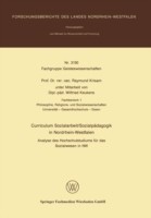 Curriculum Sozialarbeit/Sozialpädagogik in Nordrhein-Westfalen