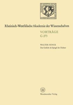 Das Gedicht als Spiegel der Dichter Zur Geschichte Des Deutschen Poetologischen Gedichts