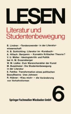 Literatur und Studentenbewegung Eine Zwischenbilanz