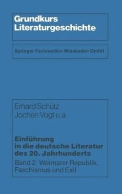 Einführung in die deutsche Literatur des 20. Jahrhunderts