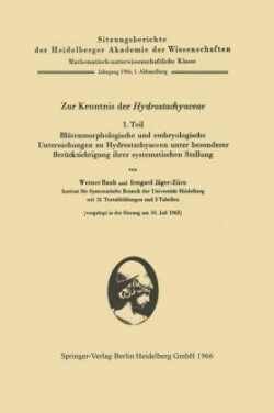 Zur Kenntnis der Hydrostachyaceae