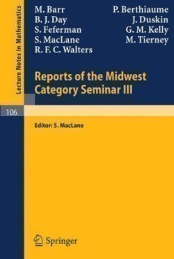 Reports of the Midwest Category Seminar III