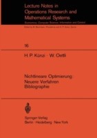 Nichtlineare Optimierung: Neuere Verfahren Bibliographie