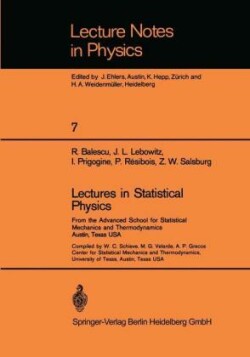 Lectures in Statistical Physics